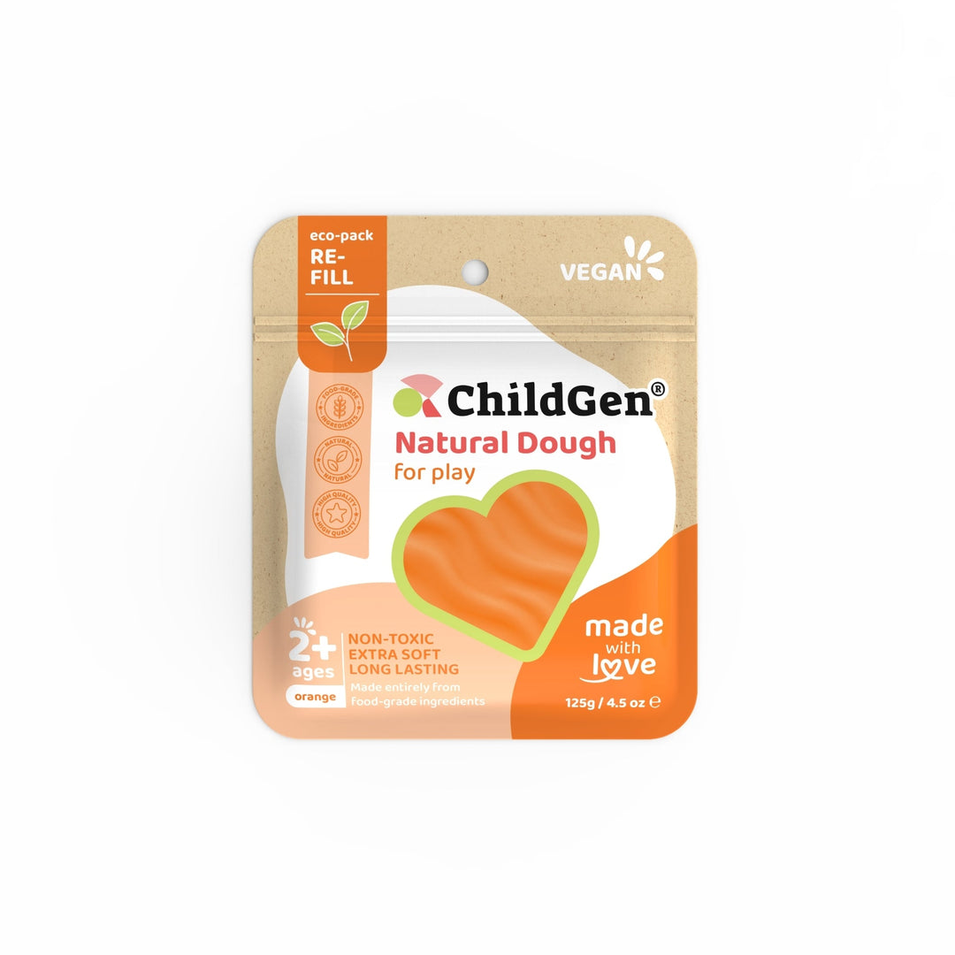 ChildGen Natural Playdough - Eco Refill Pack 125gr