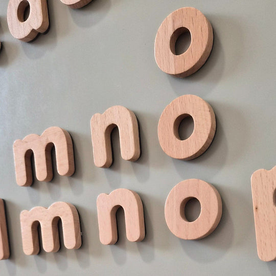 Magnetic Wooden Alphabets – Made from Real Wood