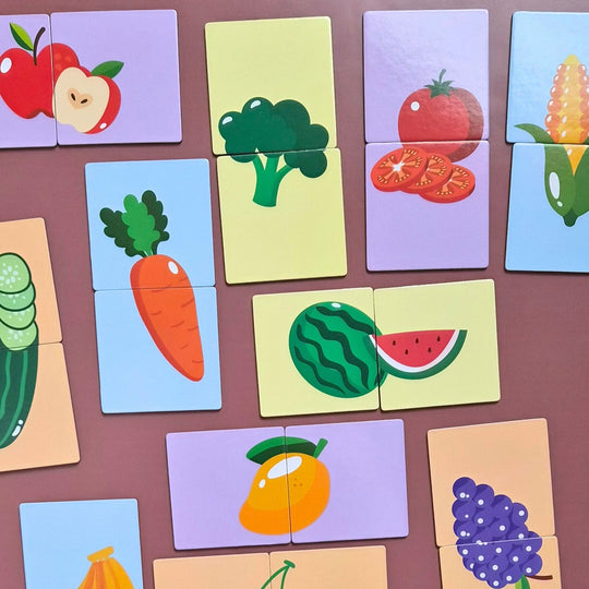 Magnetic Fruit &amp; Vegetable Puzzle (40 piece)