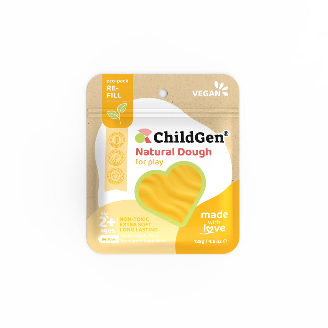 ChildGen Natural Playdough - Eco Refill Pack 125gr