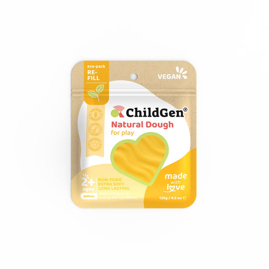 ChildGen Natural Playdough - Eco Refill Pack 125gr