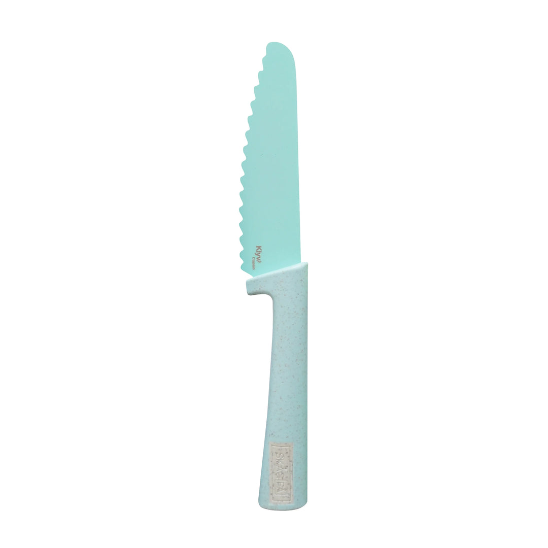KLYV Classic Kids Knife – Blue CornFlower