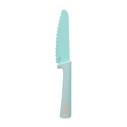 KLYV Classic Kids Knife – Blue CornFlower
