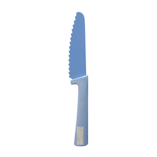 KLYV Classic Kids Knife – Blue CornFlower