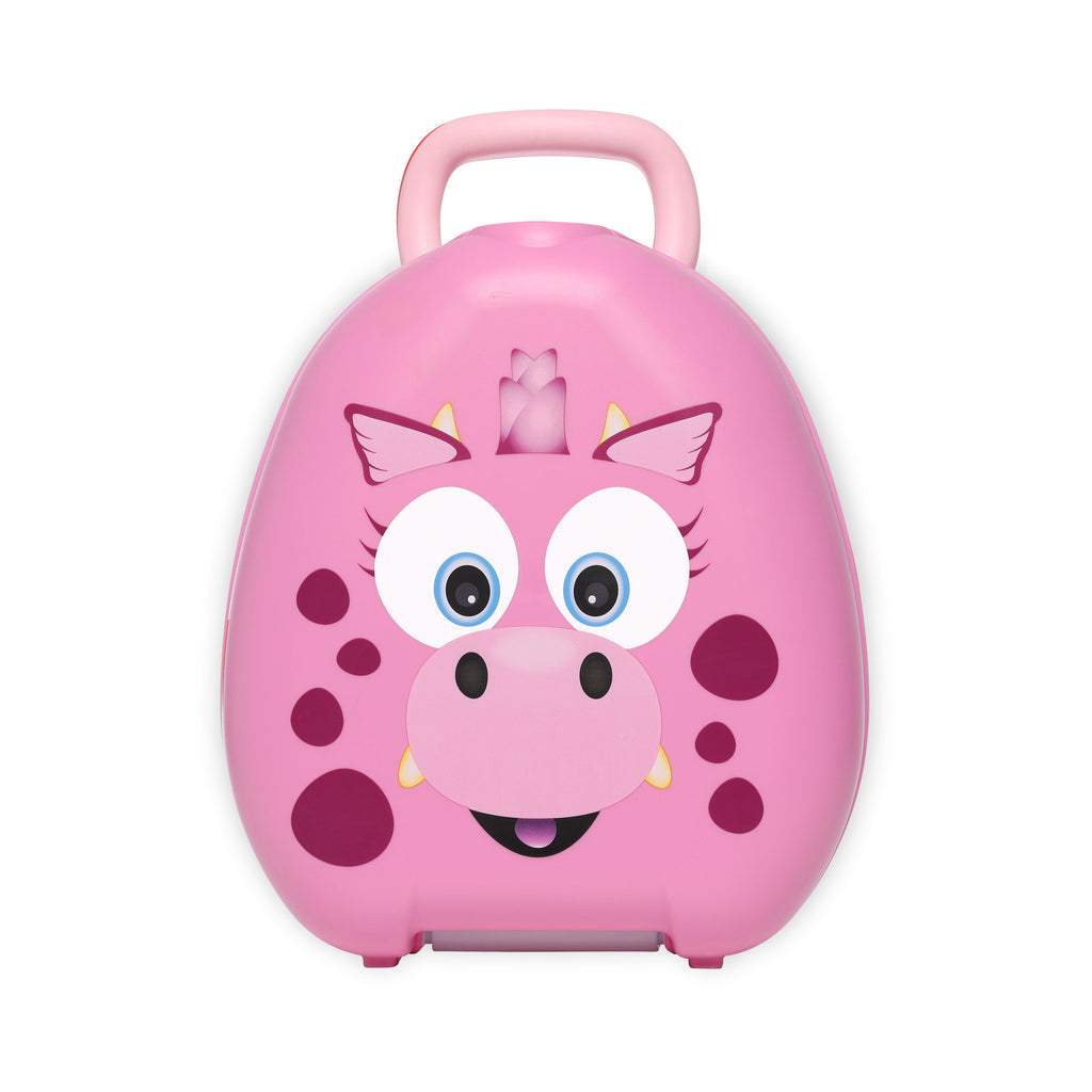 My Carry Potty Ferðakoppur - Bleikur dreki