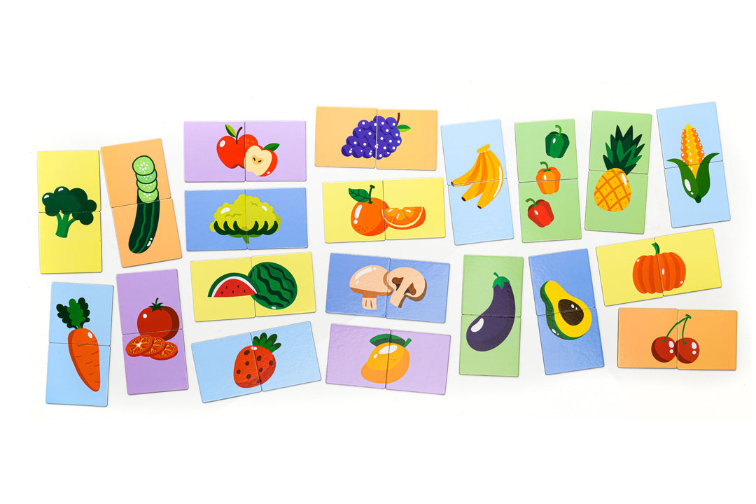 Magnetic Fruit &amp; Vegetable Puzzle (40 piece)