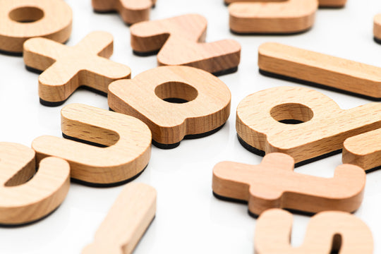 Magnetic Wooden Alphabets – Made from Real Wood