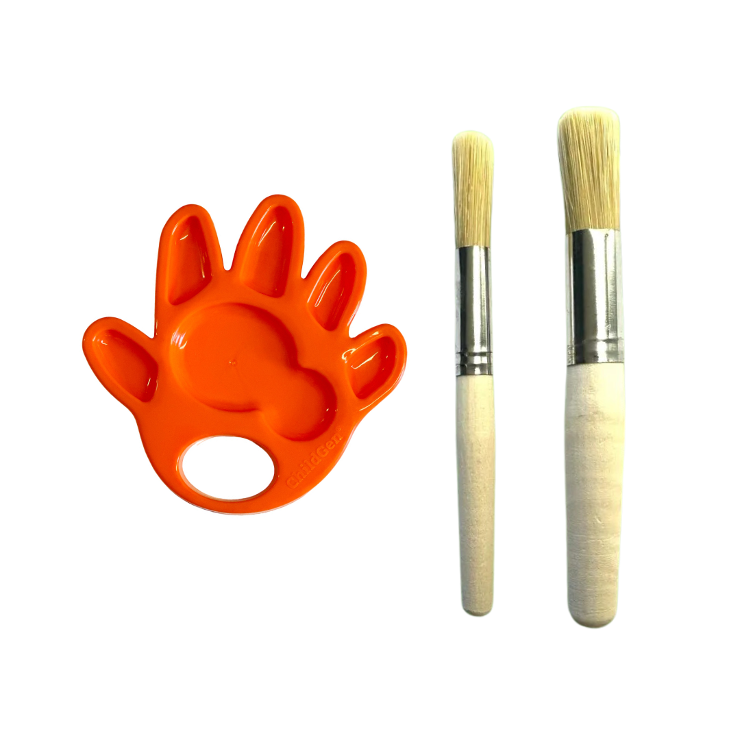ChildGen Paint Palette &amp; Brush Set