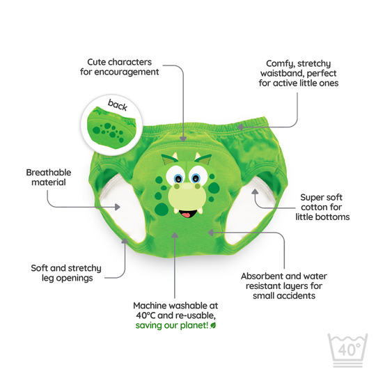 Þjálfunarnærbuxur - Risaeðla