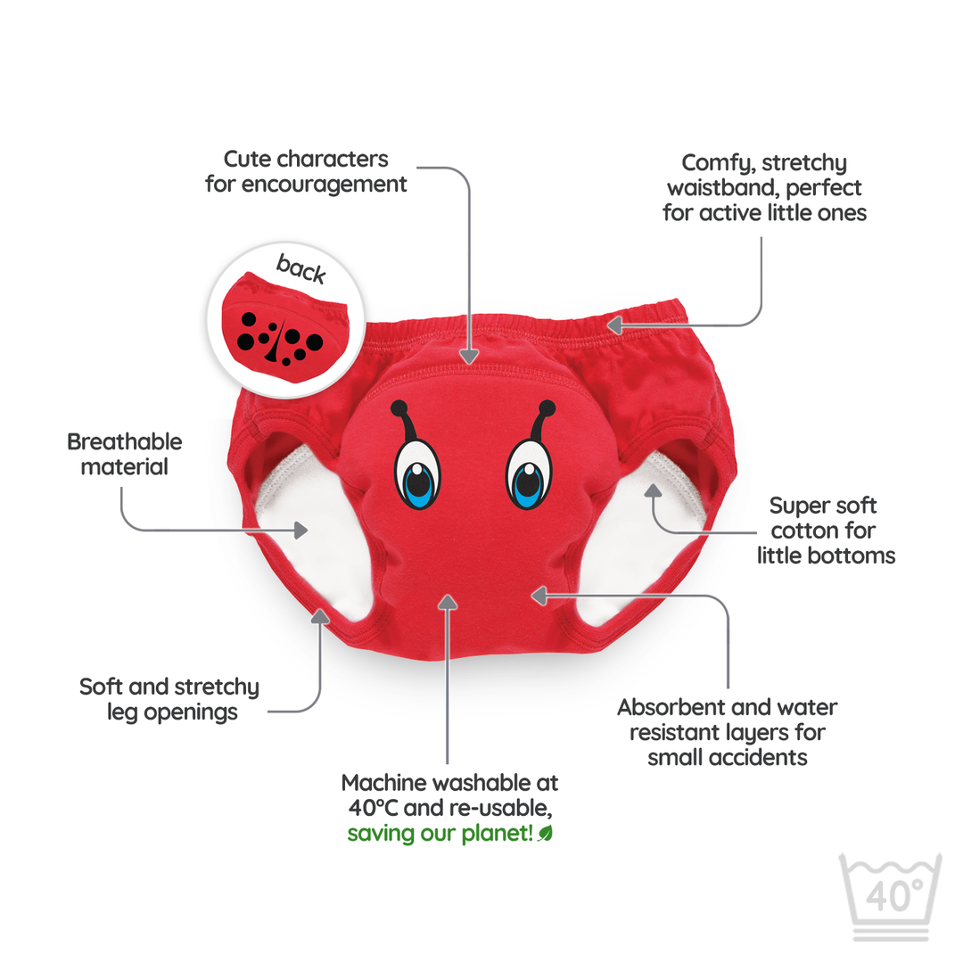 Þjálfunarnærbuxur - Maríubjalla