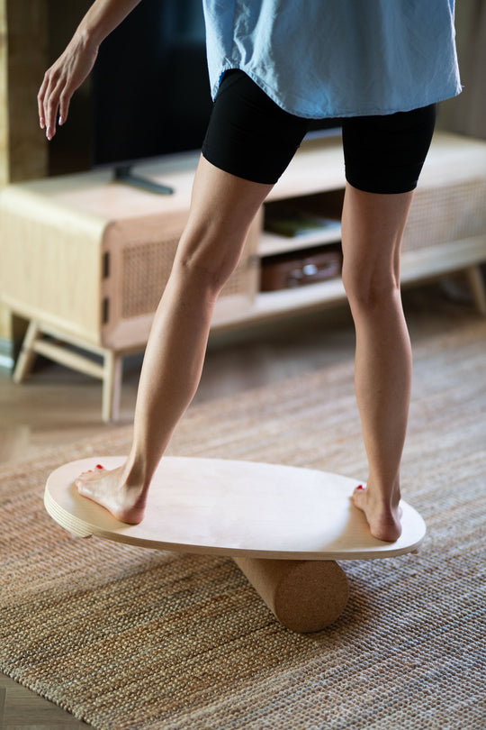 Jafnvægisbretti með rúllu