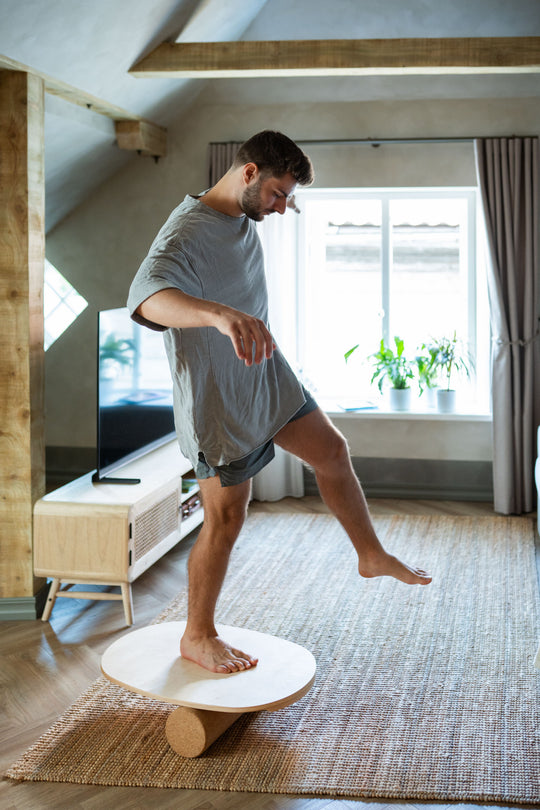 Jafnvægisbretti með rúllu